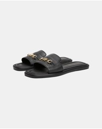 Tommy Hilfiger - Leather Horsebit Mules - Women's