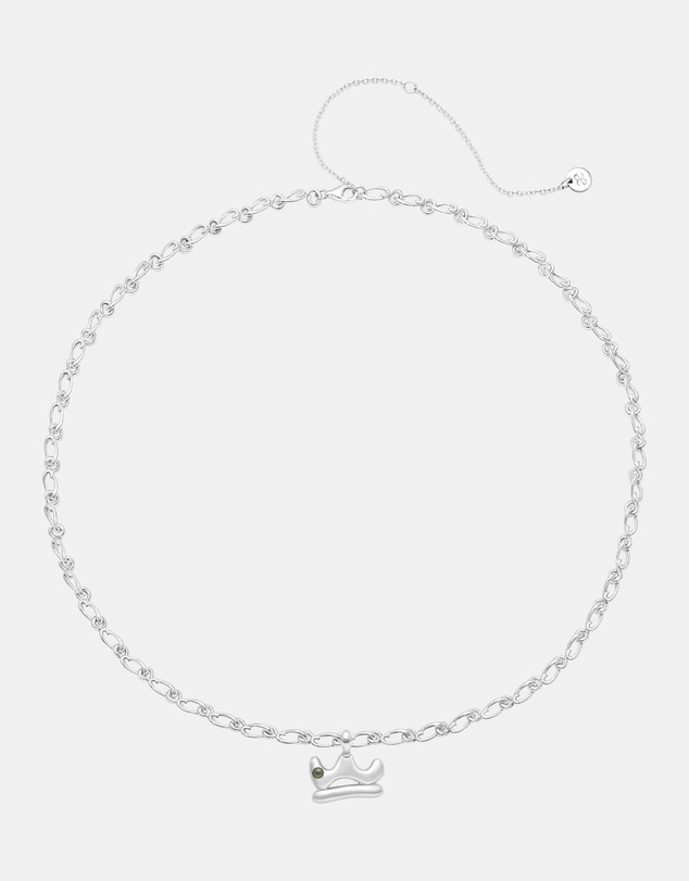 Graedance - Libra Peridot Pendant on Eclipse Necklace