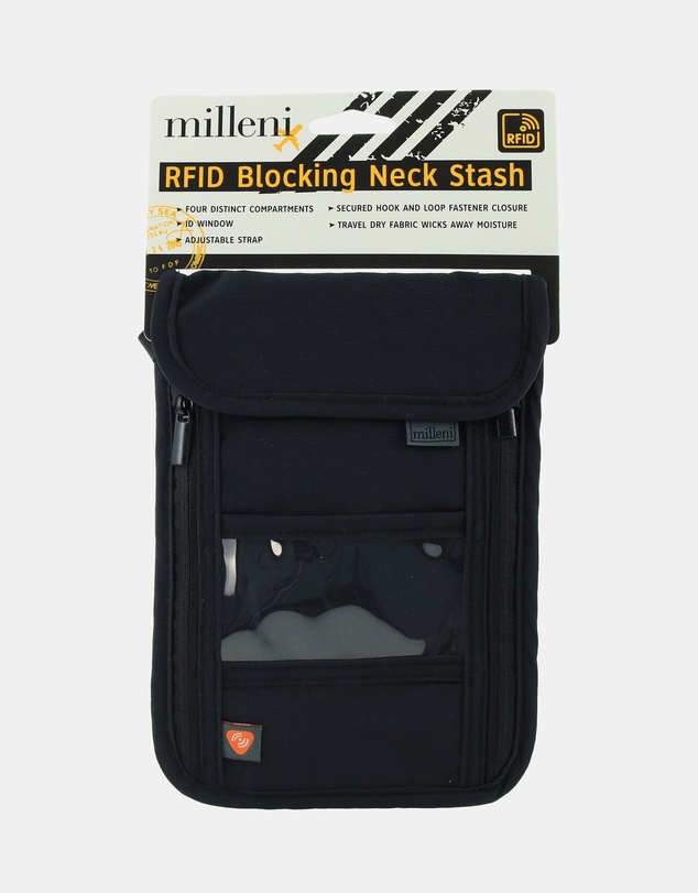 Milleni - Milleni Travel RFID Blocking Neck Stash