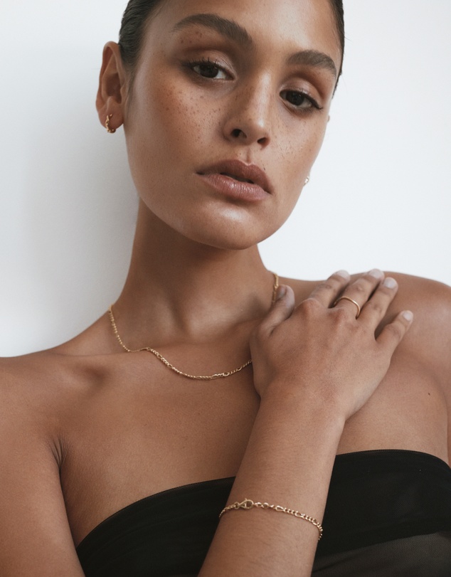 SAINT VALENTINE - Figaro Chain Bracelet - Gold
