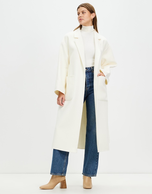 Belle & Bloom - Wide Awake Split Hem Overcoat