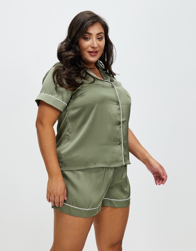 Atmos&Here - Lilah Short Satin PJ Set