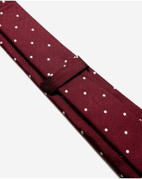 Calibre - Silk Polkadot Tie Burgundy Combo