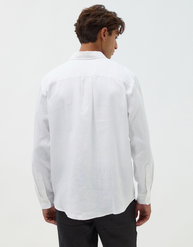 AERE - Resort Linen LS Shirt