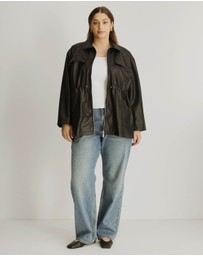 Atmos&Here Curvy - Calista PU Jacket