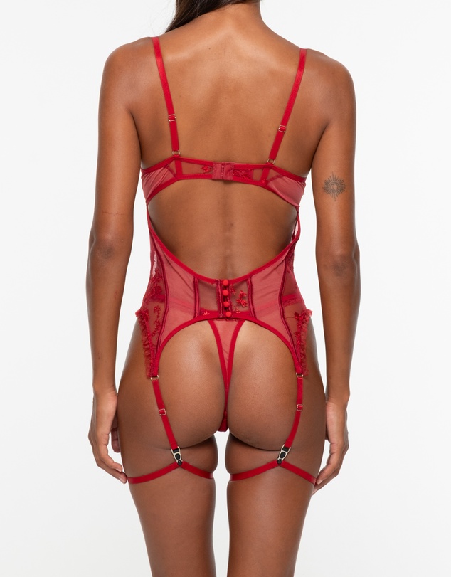 One Empire - Maia Bodysuit - Burgundy