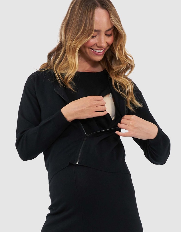 Ripe Maternity - Reese Nursing Knit Hoodie
