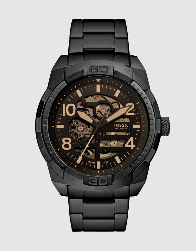 Fossil - Bronson Black Analogue Watch