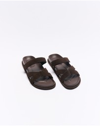 Walnut Melbourne - Pierce Leather Slide