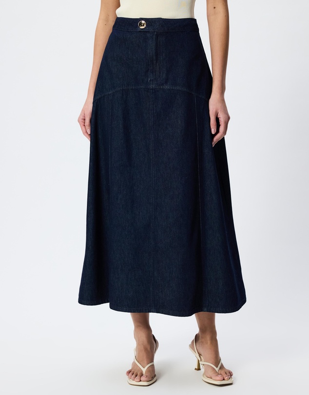 Tussah - Tenley Chambray Midi Skirt