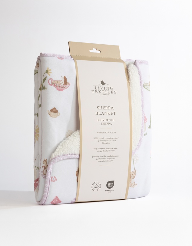 Living Textiles - Sherpa Blanket - Whimsical Wonderland