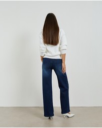 DRICOPER DENIM - Molly Mid Rise Straight Leg Jeans