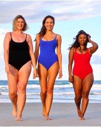 UNE PIECE - Crinkle Cut Scoop Maillot One Piece Swimsuit