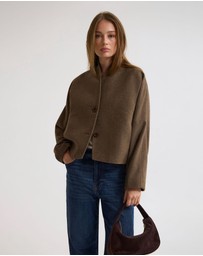 Oxford - Asher Wool Blend Cocoon Jacket