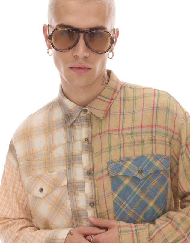 THE TALES - Half n Half Teddy Western Shirt