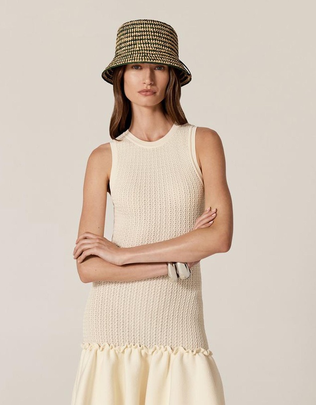 Helen Kaminski - Shashika Raffia Crochet Bucket