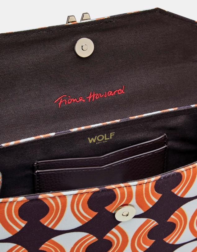 Wolf - Wolf Evie Collection Large Bag with Echo Tang Print