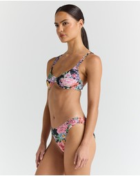 Poolside Paradiso - Jardin Underwire Bikini Top - Black