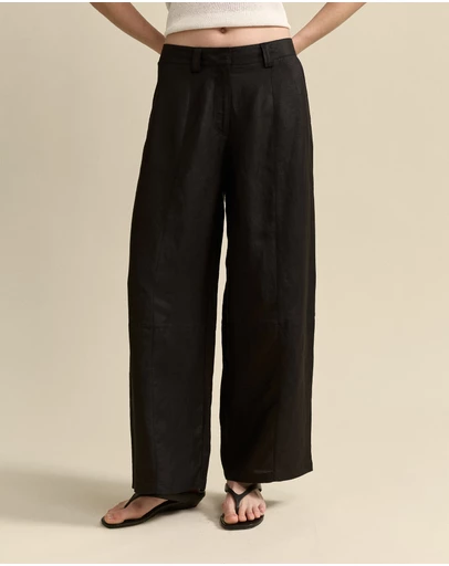 MVN - Linen Barrel Pants