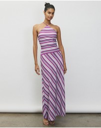 With Harper Lu - Halter Maxi Dress