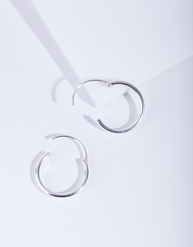 Lovisa - Sterling Silver 12mm Hoop Earrings
