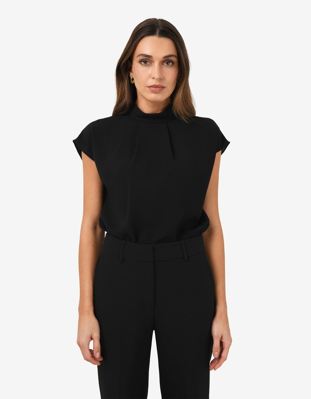 Forcast - Tiara High Neck Shell Top