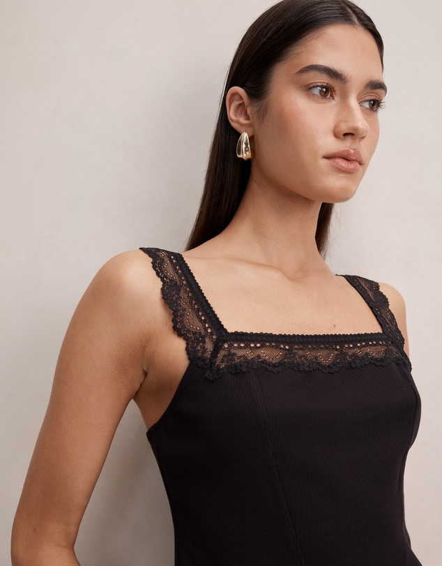 Forever New - Aurelia Square Neck Lace Cami Top