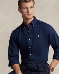 Polo Ralph Lauren - Custom Fit Linen Shirt- ICONIC EXCLUSIVE
