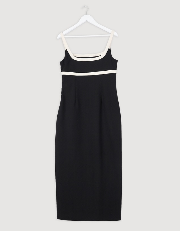 Revibe - Repaired BY JOHNNY. Saraya Scoop Split Dress - AU 12