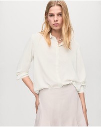 M.N.G - Fluid Long-Sleeved Blouse