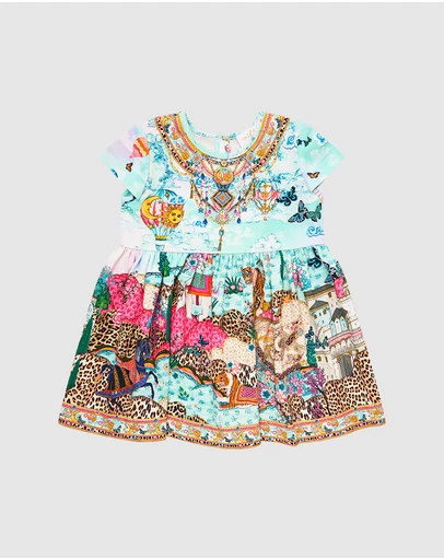 Camilla - Gathered Tee Dress - Babies