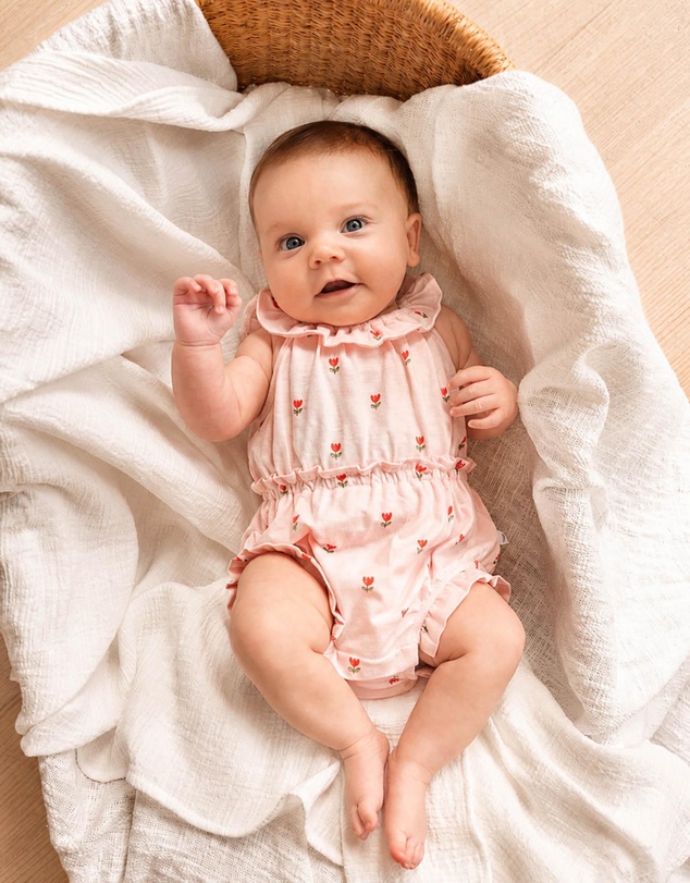 Fox & Finch - Sundae Organic Frill Romper - Kids