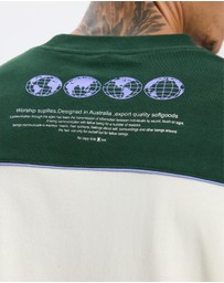 Worship - Sonic Box Fit Cropped Panel Tee