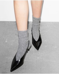 & Other Stories - Classic Leather Slingback Pumps
