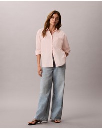 Calvin Klein Jeans - Cotton Poplin Relaxed Button-Down Shirt