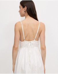 Calli - Alecia Plunge Maxi Dress