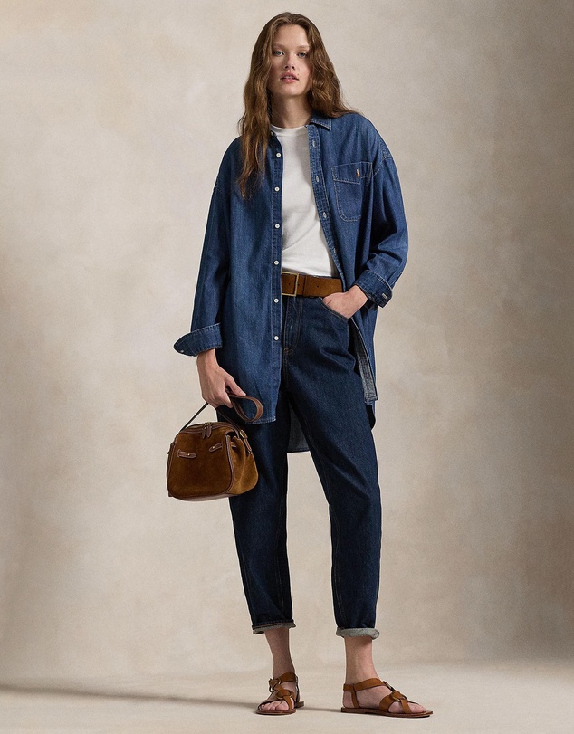 Polo Ralph Lauren - Oversize Fit Denim Shirt - The ICONIC Exclusive