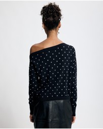 Lover - Ramona Stud Asymmetrical Jumper