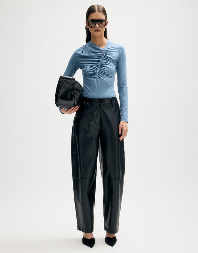 Minima Esenciales - Tore Gathered Jersey Bodysuit