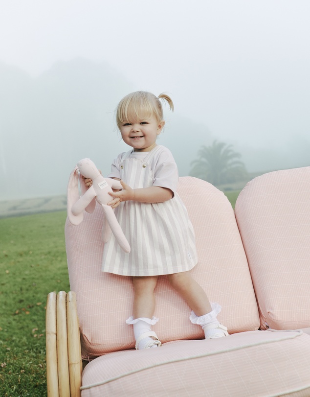 Country Road - Stripe Pinafore