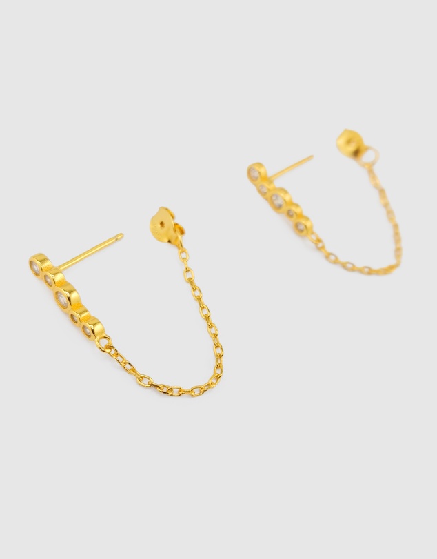 Izoa - Elodie Drop Stud Earring