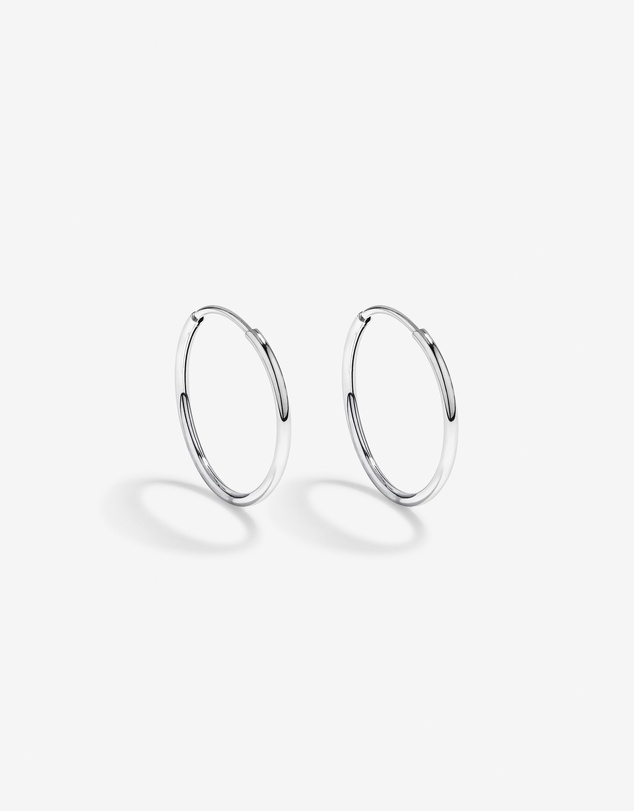 Michael Hill - 14mm Sleeper Earrings in Sterling Silver