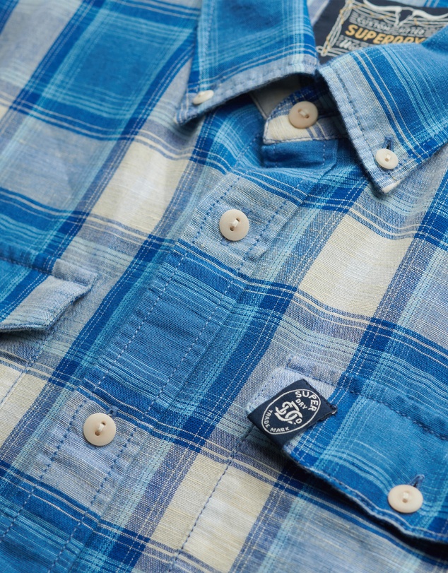 Superdry - Merchant Linen Check Shirt