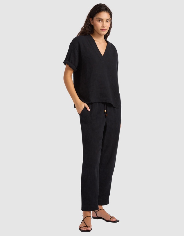 Seafolly - Double Gauze Tapered Pant