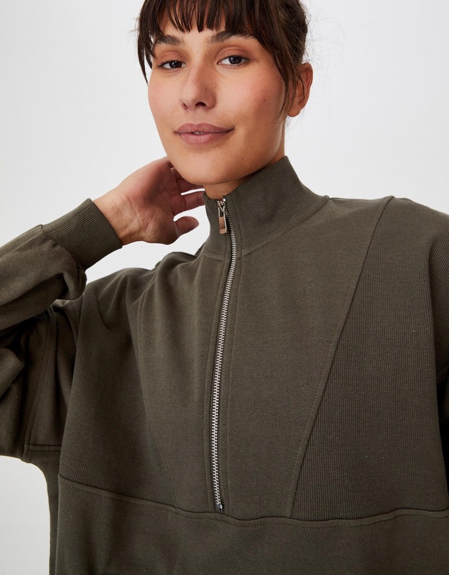 Cotton On Body Active - Lifestyle Half Zip Fleece Top