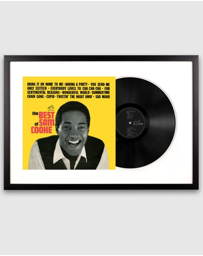 iWorld - Framed Sam Cooke the Best of Sam Cooke Vinyl Album Art