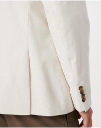 Staple Superior - Nicholas Linen Blend Slim Fit Jacket