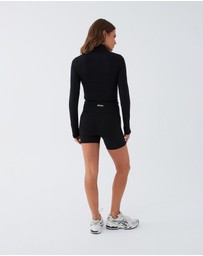 Upstate - Butter Cropped Zip Through