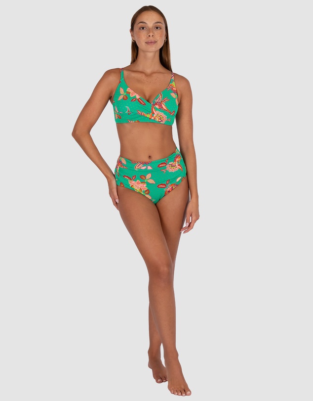 Baku Swimwear - Spice Temple D/E Cup Wrap Bikini Bra Top