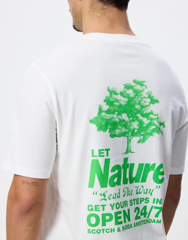 Scotch & Soda - Regular Fit Front Back T-Shirt